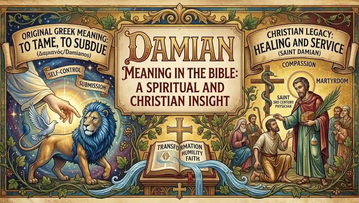 Damian Meaning in the Bible: A Spiritual and Christian Insight