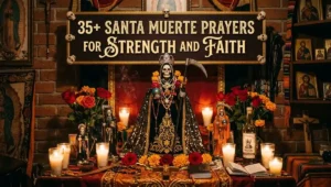 35+ Santa Muerte Prayers for Strength and Faith