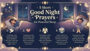 5 Short Good Night Prayers for Peaceful Sleep