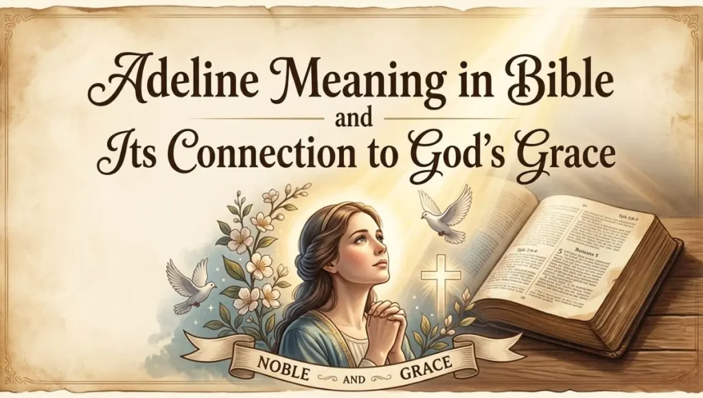 Adeline Meaning in Bible and Its Connection to God's Grace