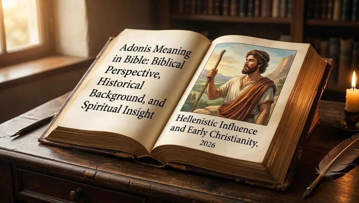 Adonis Meaning in Bible: Biblical Perspective, Historical Background, and Spiritual Insight 2026