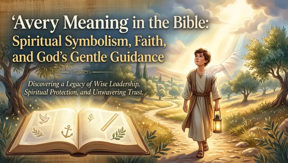 Avery Meaning in the Bible: Spiritual Symbolism, Faith, and God's Gentle Guidance