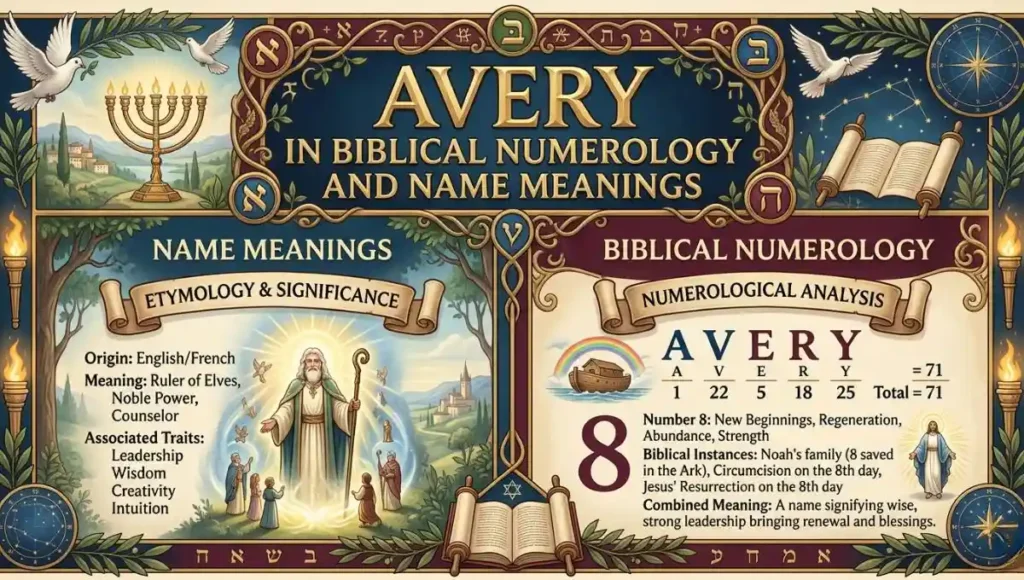 Avery in Biblical Numerology and Name Meanings