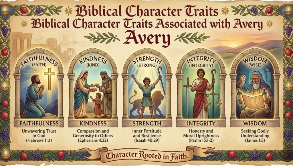 Biblical Character Traits Associated with Avery