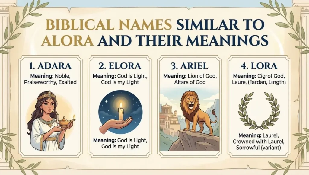 Biblical Names Similar to Alora and Their Meanings