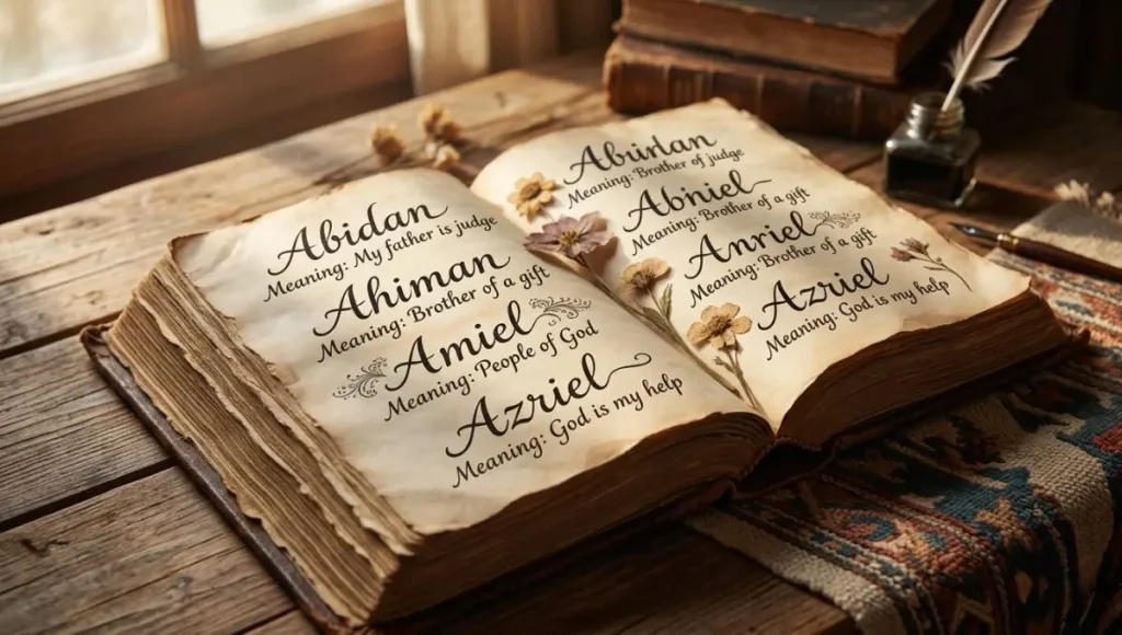 Biblical Names Similar to Aubrey and Their Meanings