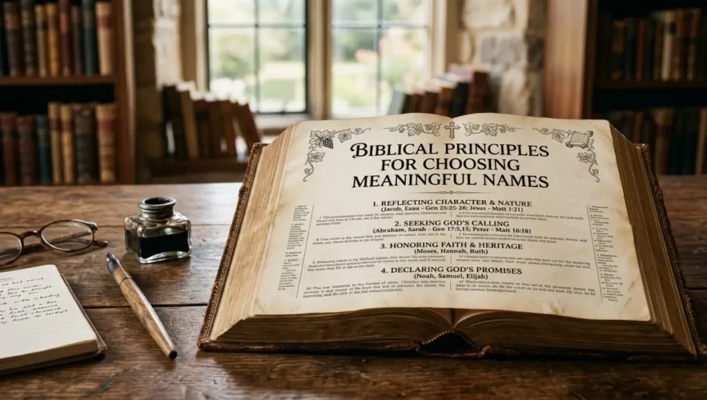 Biblical Principles for Choosing Meaningful Names