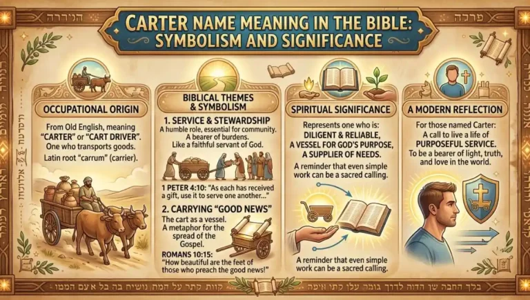 Carter Name Meaning in the Bible: Symbolism and Significance