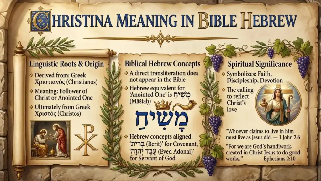 Christina Meaning in Bible Hebrew