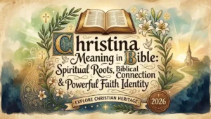 Christina Meaning in Bible: Spiritual Roots, Biblical Connection & Powerful Faith Identity 2026