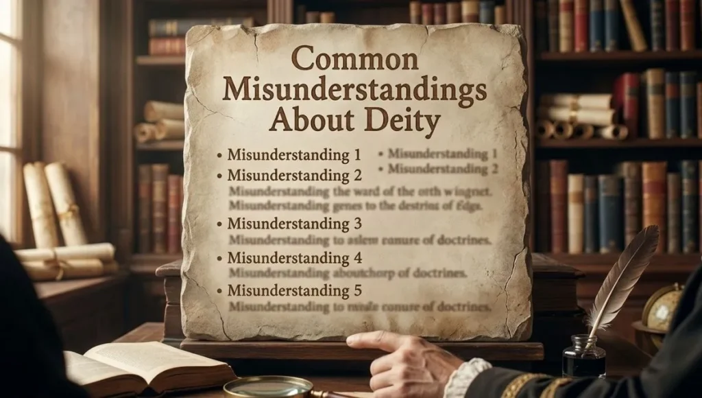 Common Misunderstandings About Deity