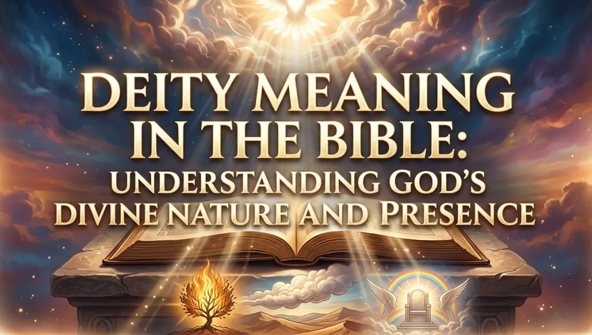Deity Meaning in the Bible: Understanding God's Divine Nature and Presence