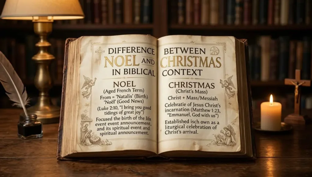 Difference Between Noel and Christmas in Biblical Context