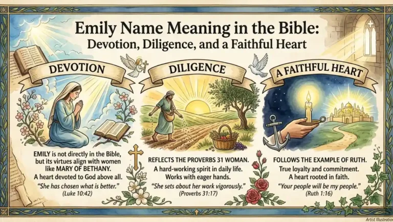 Emily Name Meaning in the Bible: Devotion, Diligence, and a Faithful Heart