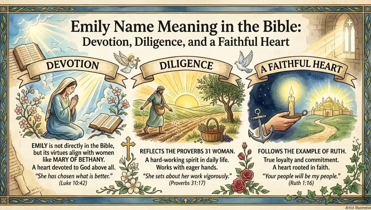 Emily Name Meaning in the Bible: Devotion, Diligence, and a Faithful Heart