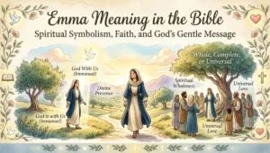 Emma Meaning in the Bible: Spiritual Symbolism, Faith, and God's Gentle Message