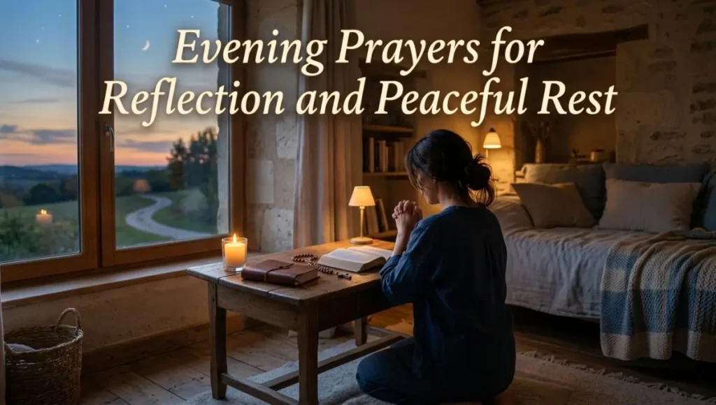 Evening Prayers for Reflection and Peaceful Rest