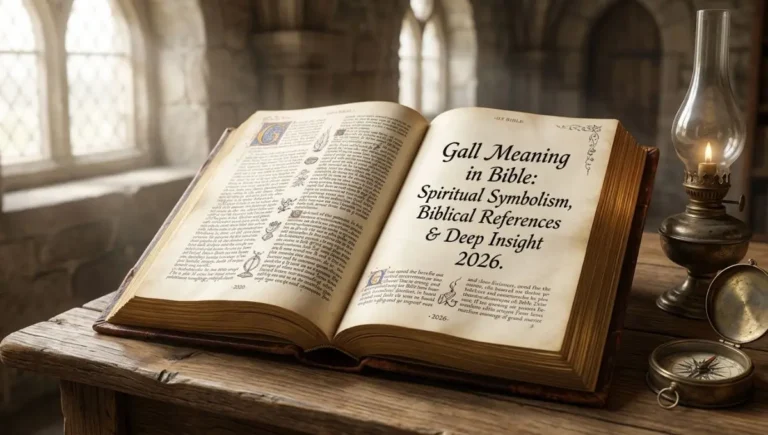 Gall Meaning in Bible – Spiritual Symbolism, Biblical References & Deep Insight 2026