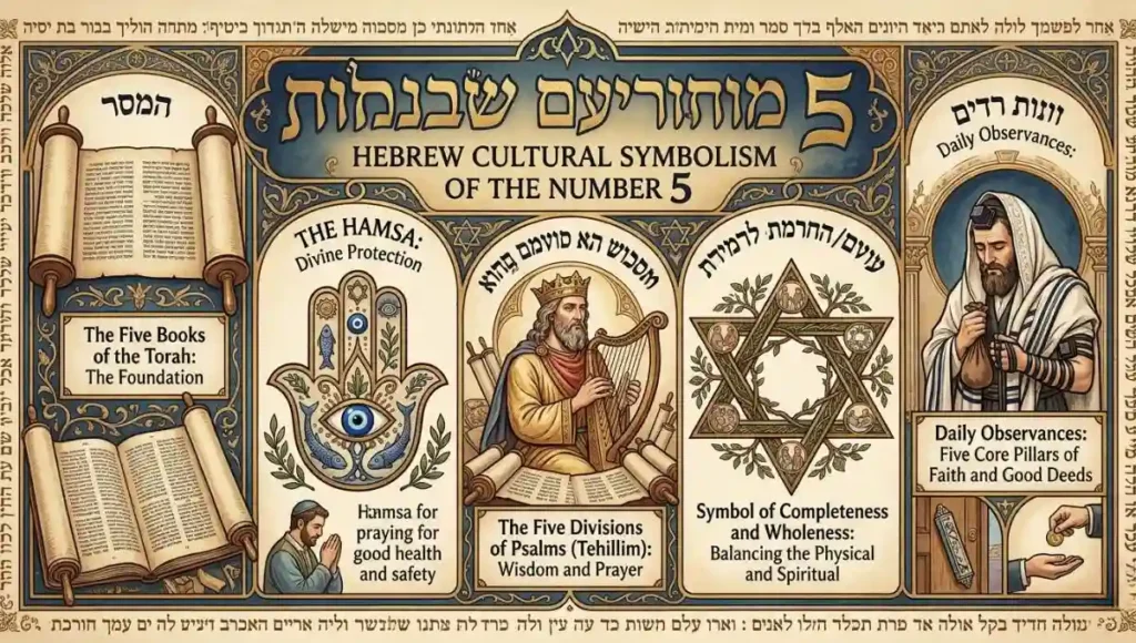 Hebrew Cultural Symbolism of the Number 5
