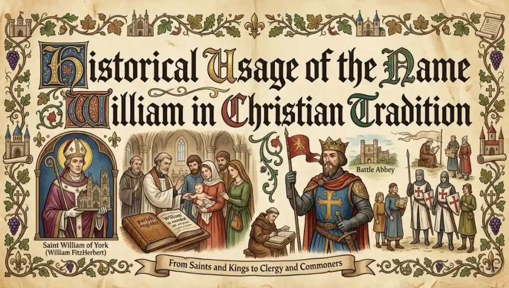 Historical Usage of the Name William in Christian Tradition