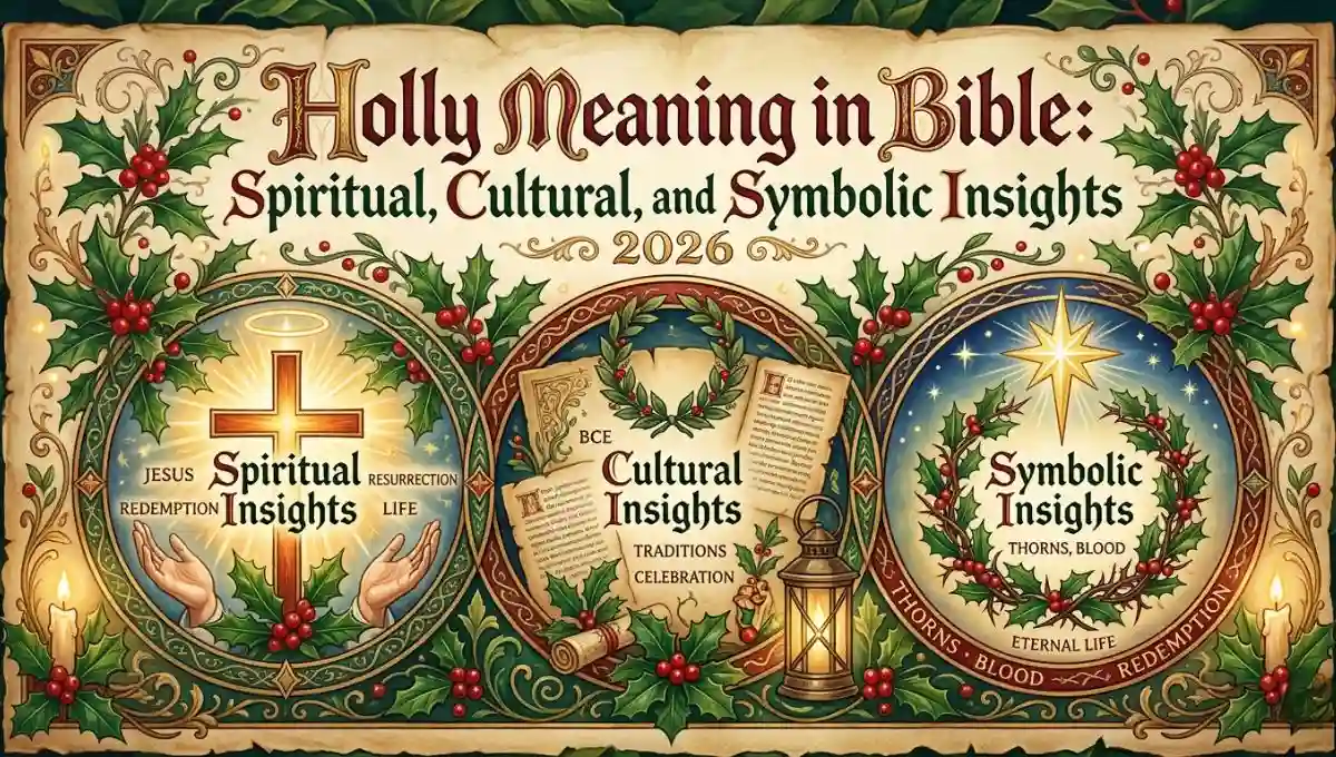 Holly Meaning in Bible: Spiritual, Cultural, and Symbolic Insights 2026