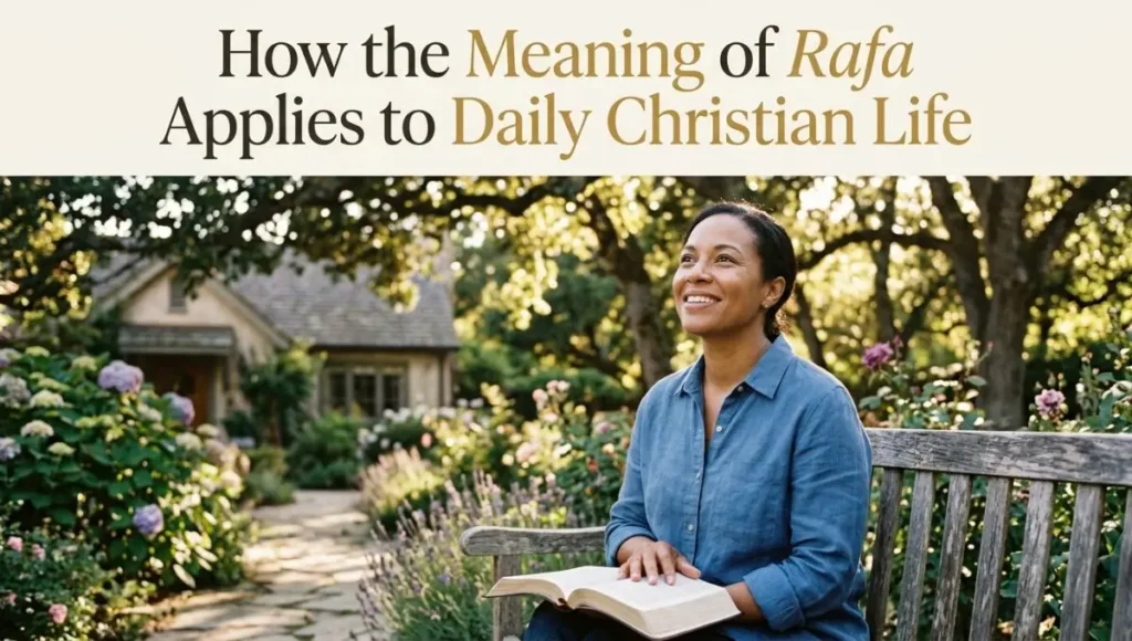 How the Meaning of Rafa Applies to Daily Christian Life