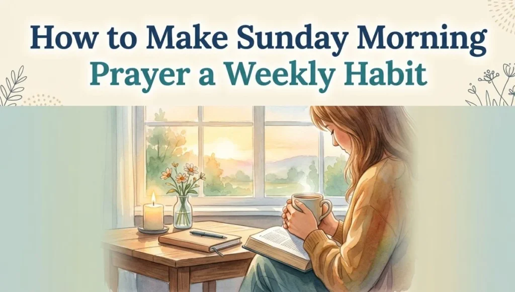 How to Make Sunday Morning Prayer a Weekly Habit