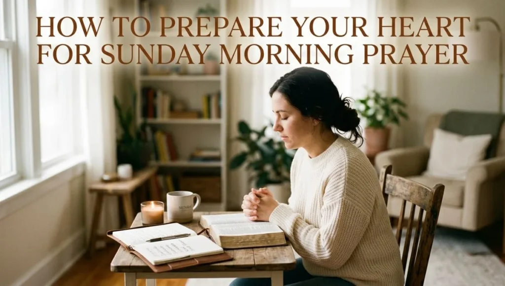 How to Prepare Your Heart for Sunday Morning Prayer