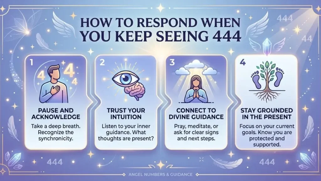 How to Respond When You Keep Seeing 444