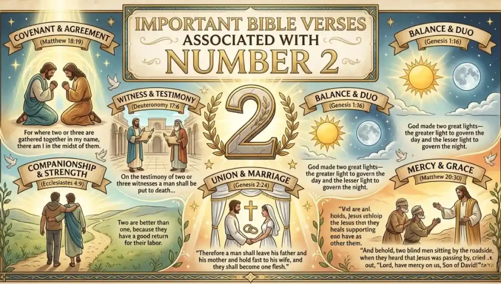 Important Bible Verses Associated with Number 2