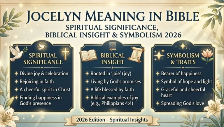 Jocelyn Meaning in Bible: Spiritual Significance, Biblical Insight & Symbolism 2026