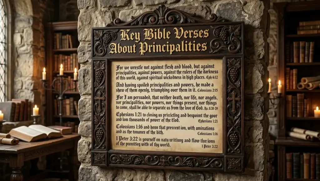 Key Bible Verses About Principalities