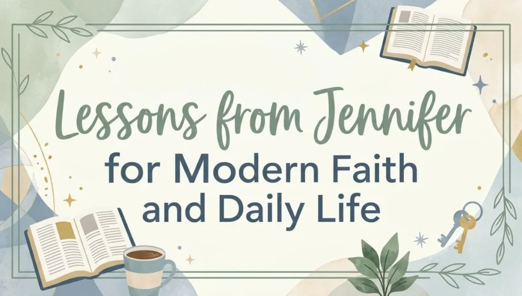 Lessons from Jennifer for Modern Faith and Daily Life