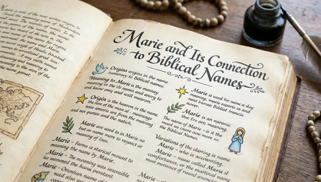 Marie and Its Connection to Biblical Names