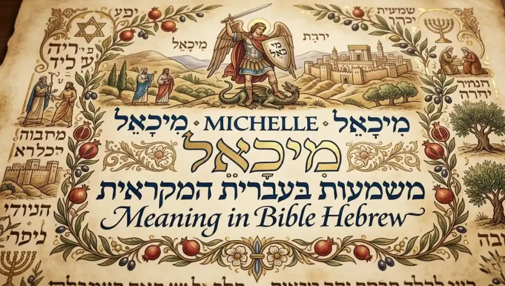 Michelle Meaning in Bible Hebrew