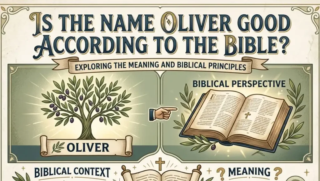 Is the Name Oliver Good According to the Bible?