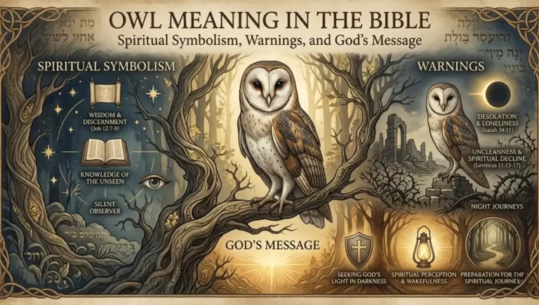 Owl Meaning in the Bible: Spiritual Symbolism, Warnings, and God's Message