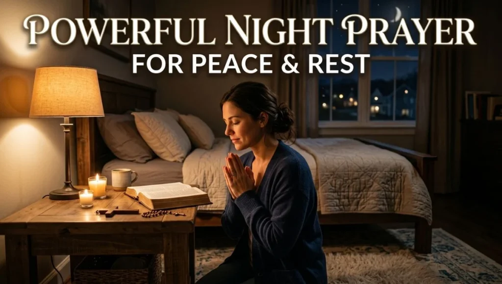 Powerful Night Prayer for Peace & Rest