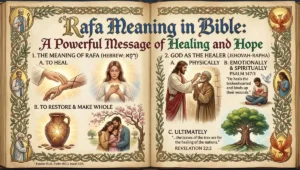 Rafa Meaning in Bible: A Powerful Message of Healing and Hope