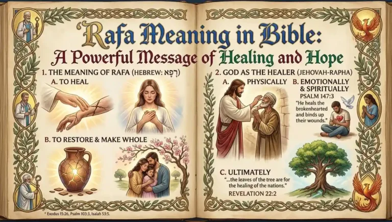 Rafa Meaning in Bible: A Powerful Message of Healing and Hope