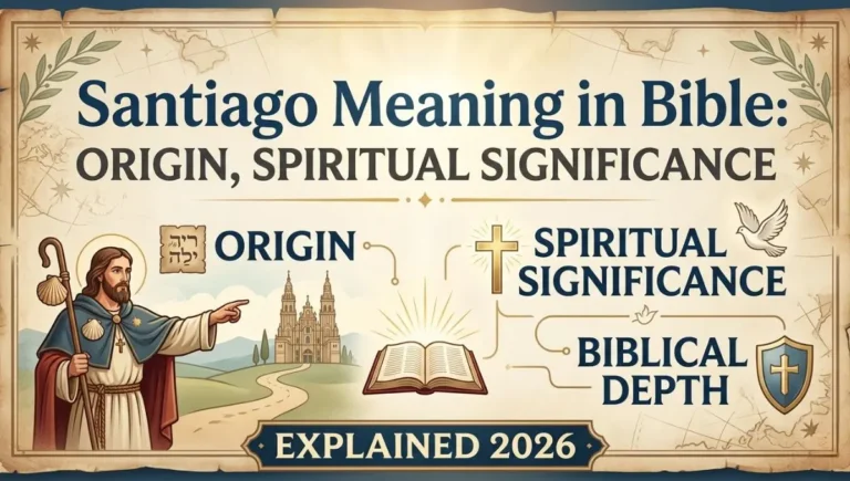 Santiago Meaning in Bible: Origin, Spiritual Significance, and Biblical Depth Explained 2026
