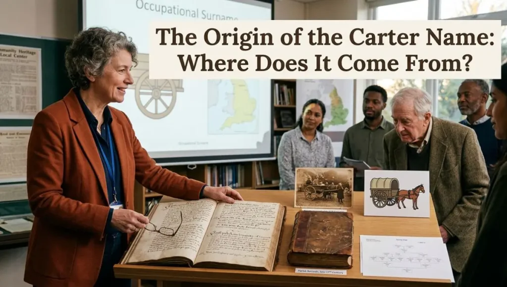 The Origin of the Carter Name: Where Does It Come From?