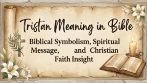 Tristan Meaning in Bible: Biblical Symbolism, Spiritual Message, and Christian Faith Insight