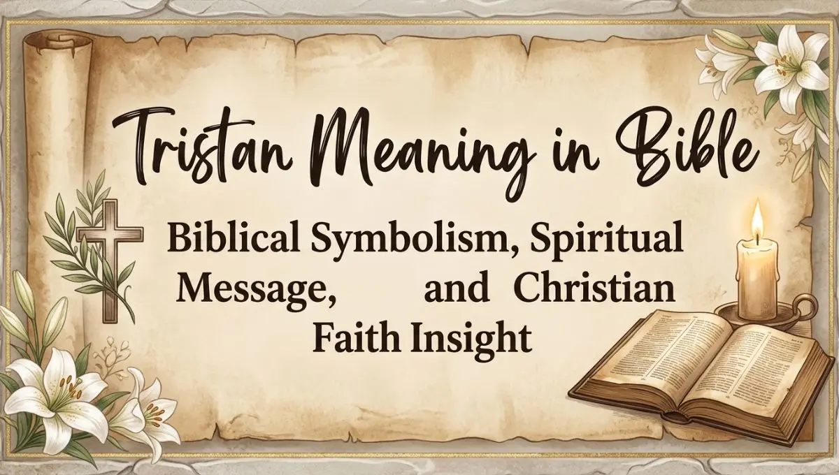 Tristan Meaning in Bible: Biblical Symbolism, Spiritual Message, and Christian Faith Insight