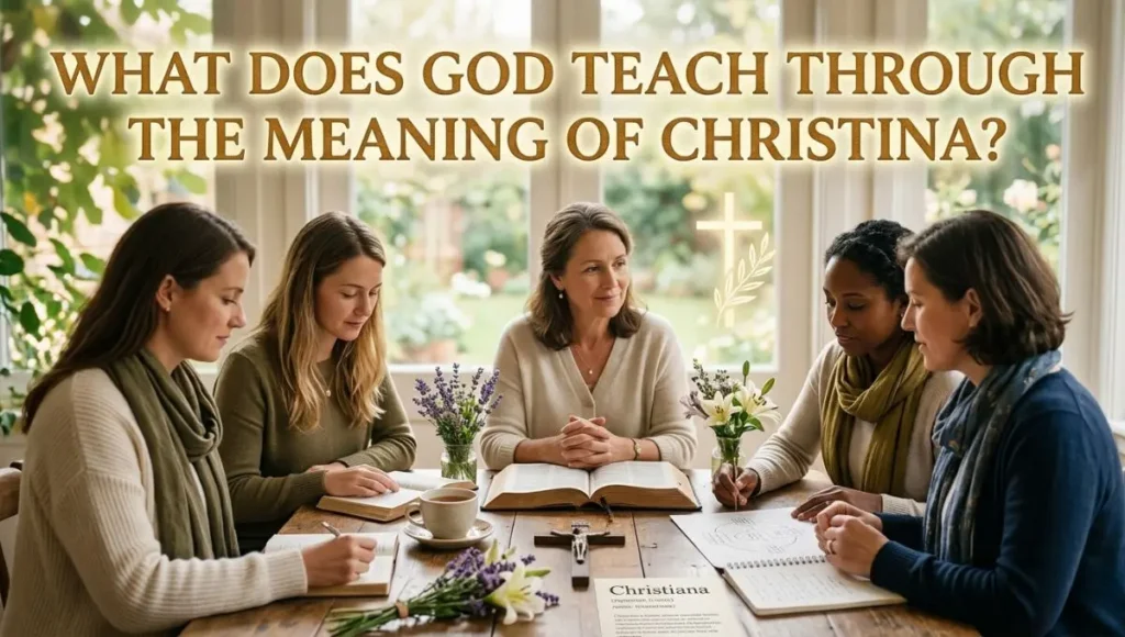 What Does God Teach Through the Meaning of Christina?