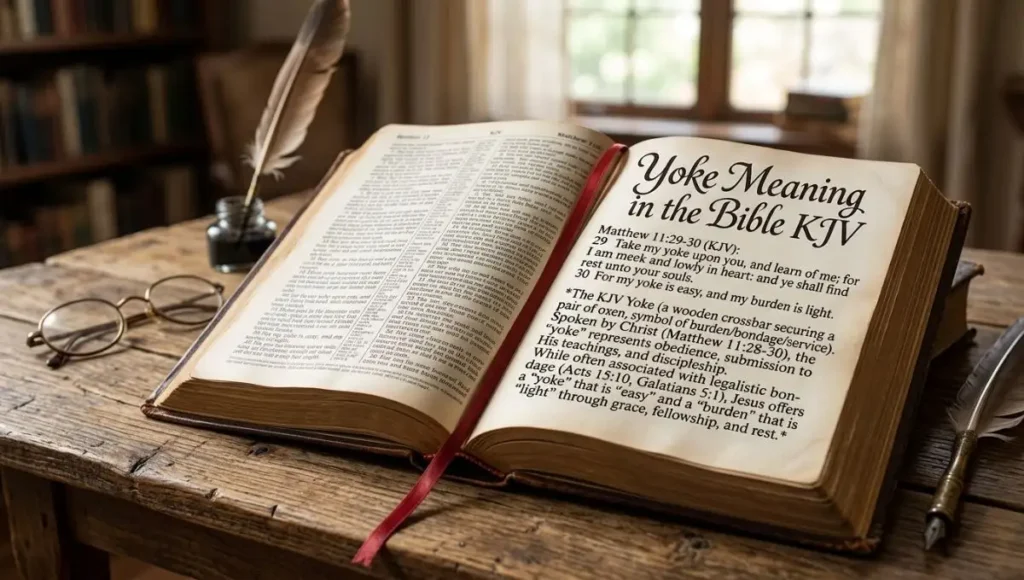 Biblical Meaning of Yoke