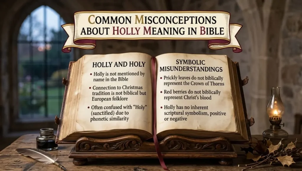 Common Misconceptions About Holly Meaning in Bible