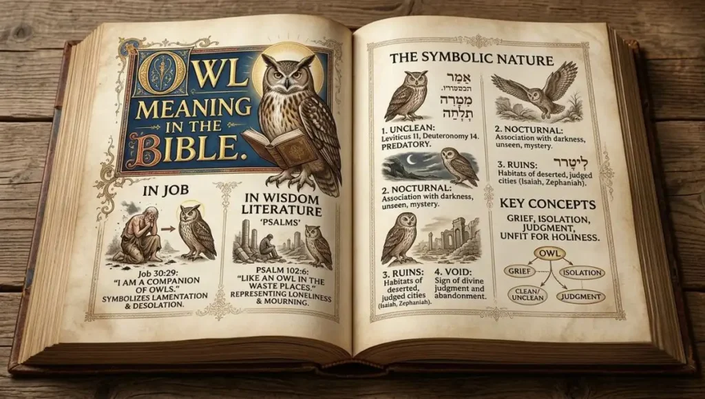 Owl Meaning in the Bible in Job and Wisdom Literature