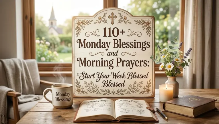 110+ Monday Blessings and Morning Prayers: Start Your Week Blessed