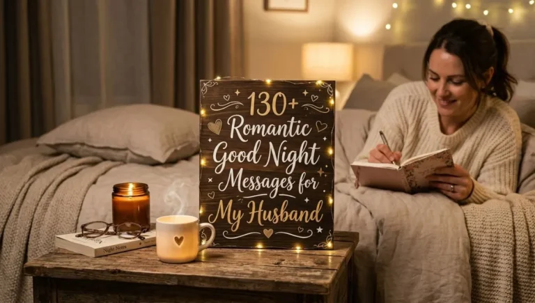 130+ Romantic Good Night Messages for My Husband
